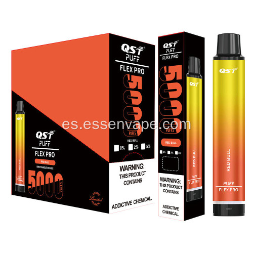 QST Vaper 5000 Puff Flex Vape desechable Recargable